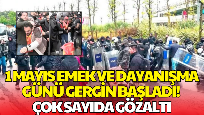 İstanbul’da 1 Mayıs’ta Tansiyon Yükseldi: Çok Sayıda Gözaltı